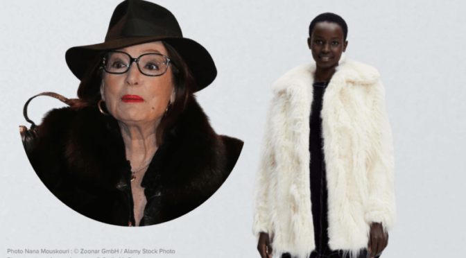 Nana Mouskouri reçoit un cadeau de la part de Stella McCartney et de PETA pour son 90e anniversaire